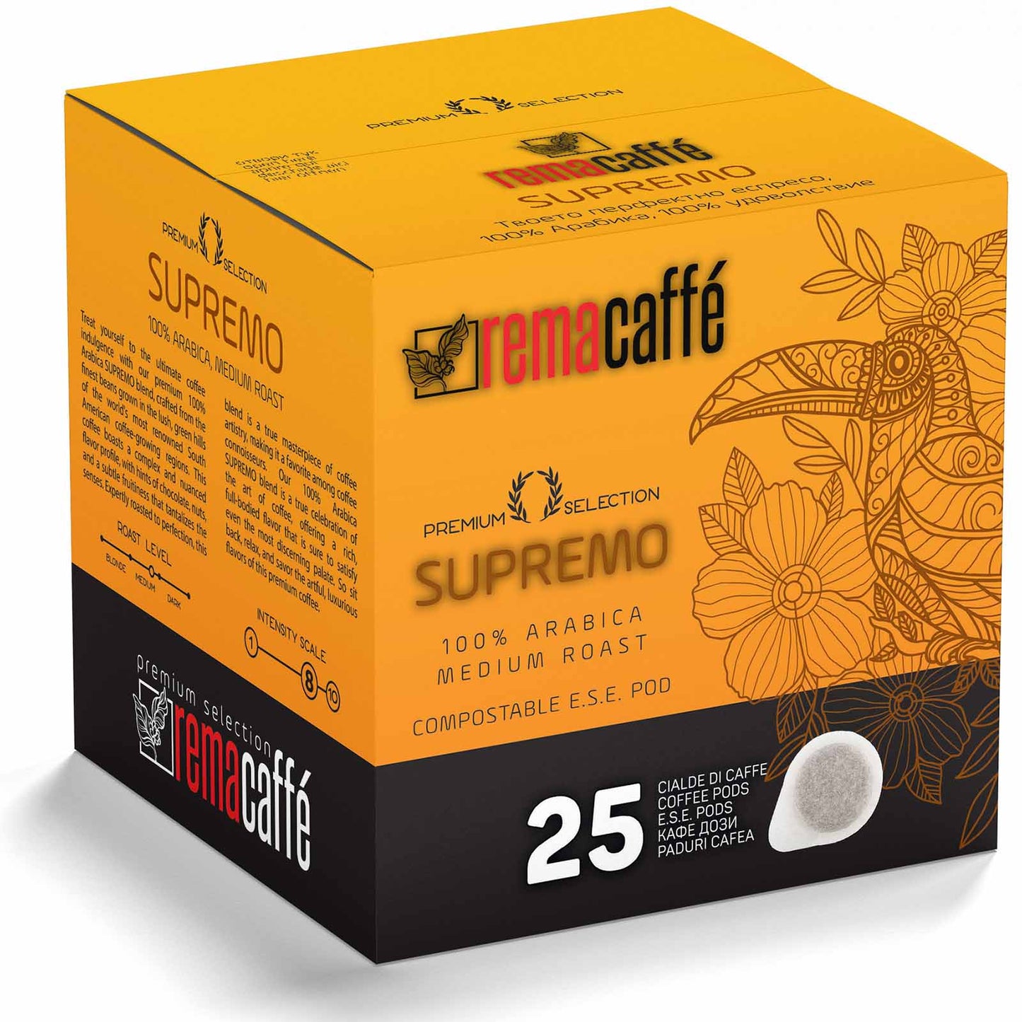 Doze de cafea REMACAFFE Supremo, 25 buc