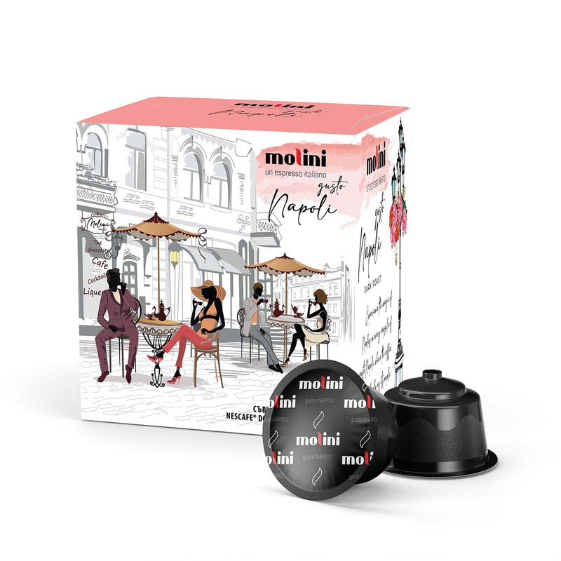 capsule REMACAFÉ Gusto Satin, 16 buc., compatibile cu aparatele de cafea Nescafe Dolce Gusto