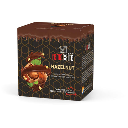 REMACAFÉ capsule de alune, 16 buc., compatibile cu aparatele de cafea Nescafe Dolce Gusto