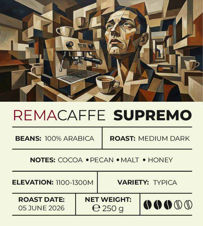 Capsule REMACAFFE Supremo, 20 buc., pentru aparate de cafea NESPRESSO