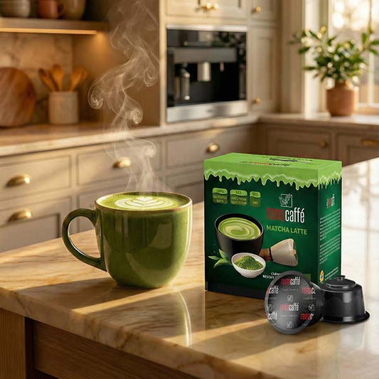 REMACAFFÉ Matcha Latte капсули 16 бр с чаша зелен чай