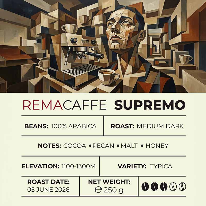 Capsule REMACAFFE Supremo, 20 buc., pentru aparate de cafea NESPRESSO